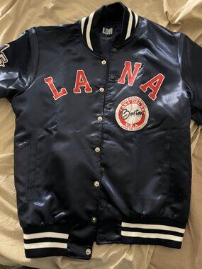 Lana Del Rey 2024 Fenway Park Boston Tour Satin Bomber Jacket XL